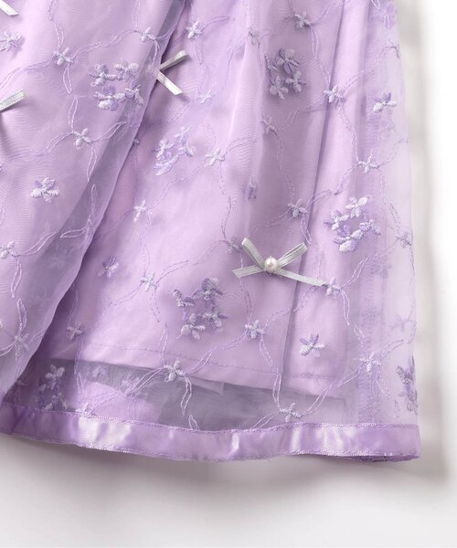 apres les cours(アプレレクール)の「フォーマルジャンパースカート(ワンピース・キッズ・ラベンダー/ネイビー・100/110/120/130)」の8枚目の写真