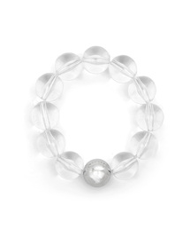 UNDERCONTROL STUDIO（アンダーコントロールスタジオ）の「ブレスレット兼ヘアゴム BRACELET SCRUNCHIE / SILVER WATER BALL（シュシュ）」
