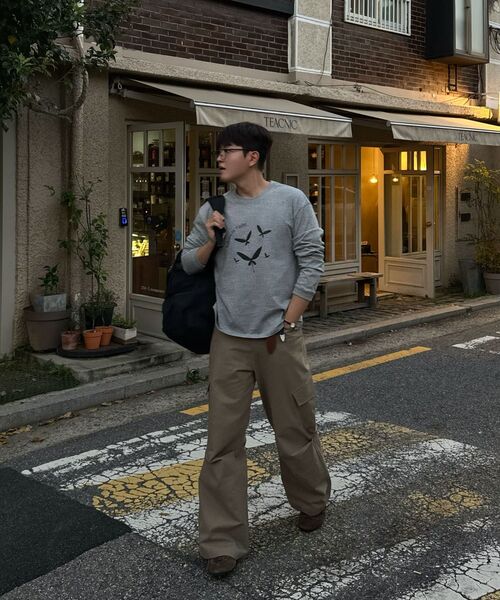 BEGIN202（ビギン202）の「トンボ ロングスリーブ [メランジグレー]（Tシャツ/カットソー・メンズ・その他・1/2/3）」の11枚目の写真