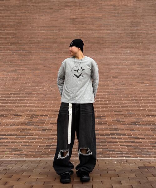 BEGIN202（ビギン202）の「トンボ ロングスリーブ [メランジグレー]（Tシャツ/カットソー・メンズ・その他・1/2/3）」の13枚目の写真