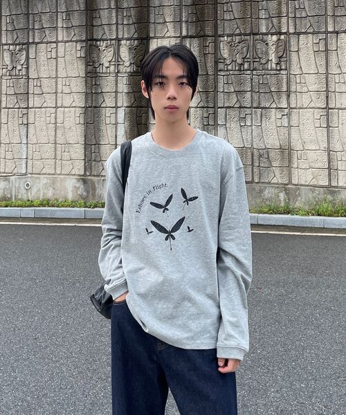 BEGIN202（ビギン202）の「トンボ ロングスリーブ [メランジグレー]（Tシャツ/カットソー・メンズ・その他・1/2/3）」の15枚目の写真