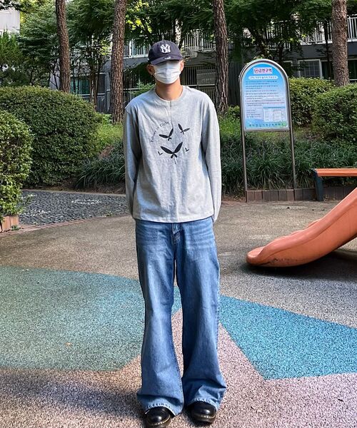 BEGIN202（ビギン202）の「トンボ ロングスリーブ [メランジグレー]（Tシャツ/カットソー・メンズ・その他・1/2/3）」の5枚目の写真