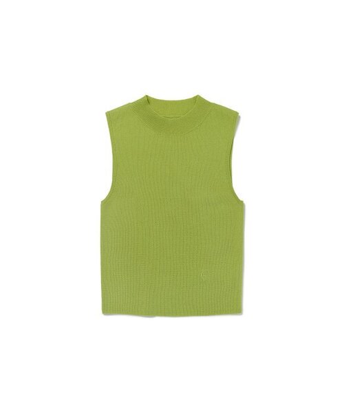 CURRENT（カレント）の「VISCOSE SLEEVELESS [LIME]（Tシャツ/カットソー・レディース・その他・FREE）」の2枚目の写真