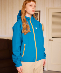 WAVE HOODED JACKET / teal
