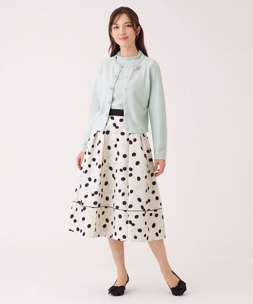 TO BE CHIC(トゥー ビー シック)の「レーヨンモール カーディガン(カーディガン/ボレロ・レディース・グリーン/ブラック/ピンク系その他2・40/42)」の8枚目の写真