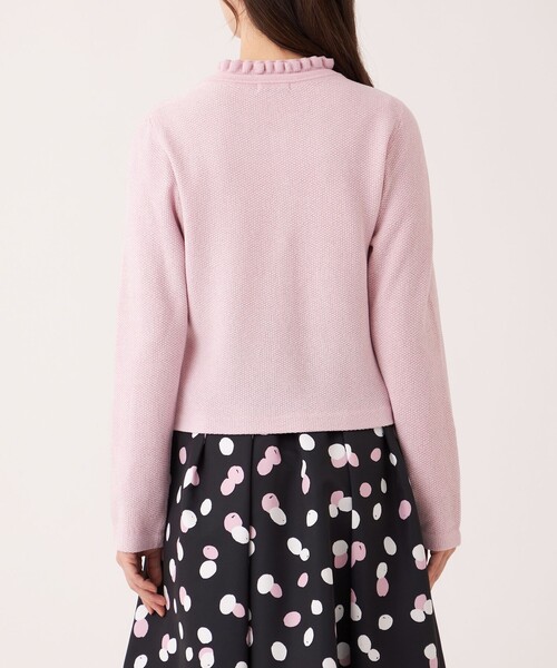 TO BE CHIC(トゥー ビー シック)の「レーヨンモール カーディガン(カーディガン/ボレロ・レディース・グリーン/ブラック/ピンク系その他2・40/42)」の11枚目の写真