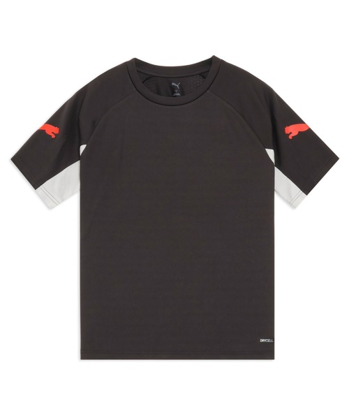 PUMA（プーマ）の「PUMA プーマ メンズ サッカー INDIVILIGA 半袖 シャツ（Tシャツ/カットソー・メンズ・ブラック系その他4/グレー系その他/ブラック系その他・X-LARGE/SMALL/LARGE/MEDIUM/XX-LARGE）」の2枚目の写真