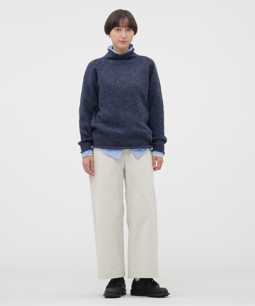 MHL.（エムエイチエル）の「DRY WOOL KNITWEAR（ニット/セーター・レディース・グリーン/ブルー/グレー系その他6・2）」の7枚目の写真