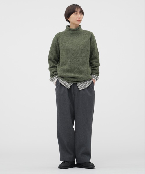 MHL.（エムエイチエル）の「DRY WOOL KNITWEAR（ニット/セーター・レディース・グリーン/ブルー/グレー系その他6・2）」の11枚目の写真