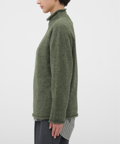 MHL.（エムエイチエル）の「DRY WOOL KNITWEAR（ニット/セーター・レディース・グリーン/ブルー/グレー系その他6・2）」の12枚目の写真