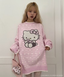 【HELLO KITTY】BIG NORDIC KNIT