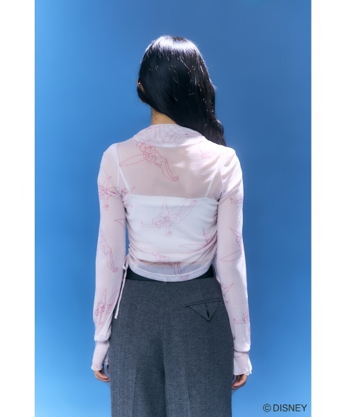Disney SERIES CREATED by MUS(ディズニーシリーズクリエイテッドバイエムユーエス)の「MD OT DRAWSTRING トップス / TINK(シャツ/ブラウス・レディース・ブラック/ホワイト/ピンク・FREE)」の12枚目の写真