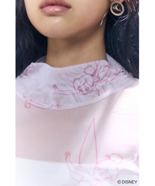 Disney SERIES CREATED by MUS(ディズニーシリーズクリエイテッドバイエムユーエス)の「MD OT DRAWSTRING トップス / TINK(シャツ/ブラウス・レディース・ブラック/ホワイト/ピンク・FREE)」の13枚目の写真
