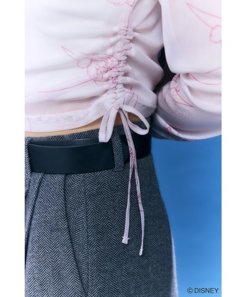 Disney SERIES CREATED by MUS(ディズニーシリーズクリエイテッドバイエムユーエス)の「MD OT DRAWSTRING トップス / TINK(シャツ/ブラウス・レディース・ブラック/ホワイト/ピンク・FREE)」の16枚目の写真