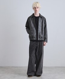 tk.TAKEO KIKUCHI（ティーケータケオキクチ）の「ヴィンテージライクドロップショルダージップブルゾン（ブルゾン）」