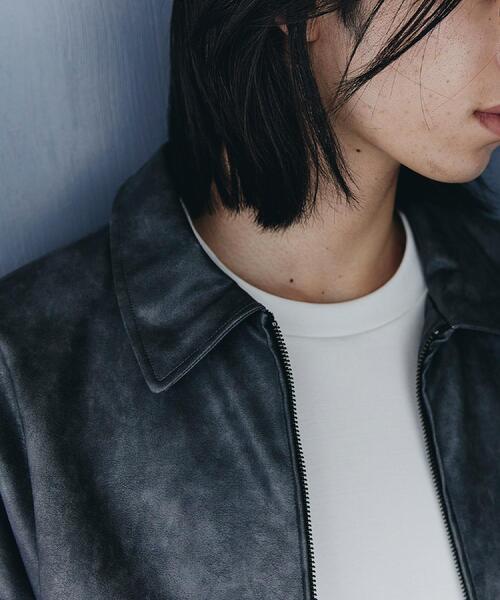 tk.TAKEO KIKUCHI（ティーケータケオキクチ）の「ヴィンテージライクドロップショルダージップブルゾン（ブルゾン・メンズ・スミクロ/ブラウン系その他/ブラック・03/02/01）」の16枚目の写真