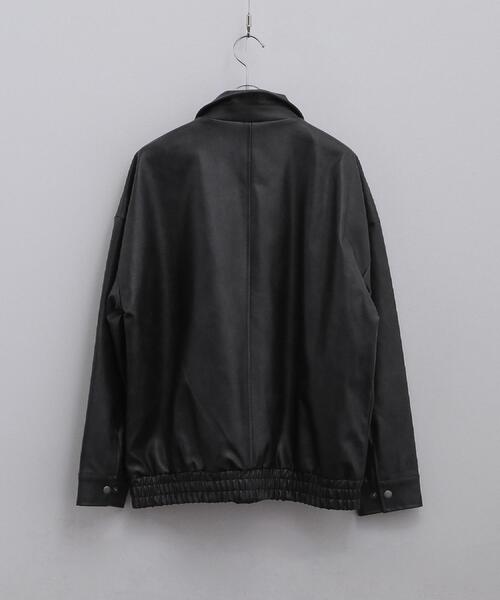 tk.TAKEO KIKUCHI（ティーケータケオキクチ）の「ヴィンテージライクドロップショルダージップブルゾン（ブルゾン・メンズ・スミクロ/ブラウン系その他/ブラック・03/02/01）」の20枚目の写真