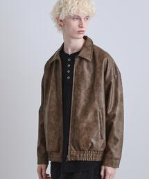 tk.TAKEO KIKUCHI（ティーケータケオキクチ）の「ヴィンテージライクドロップショルダージップブルゾン（ブルゾン）」