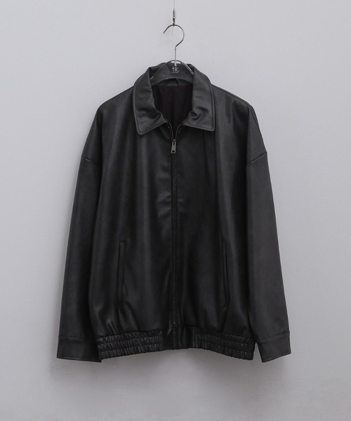 tk.TAKEO KIKUCHI（ティーケータケオキクチ）の「ヴィンテージライクドロップショルダージップブルゾン（ブルゾン・メンズ・スミクロ/ブラウン系その他/ブラック・03/02/01）」の4枚目の写真