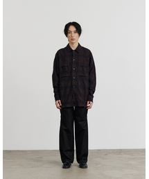 PUBLIC WARDROBE（パブリック ワードローブ）の「Smoking shirt, check（シャツ/ブラウス）」