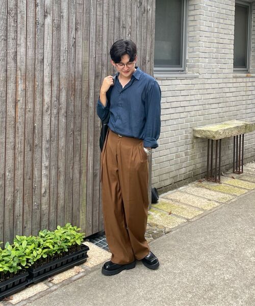CORD(コード)の「マティックス リラックスド ベルト付きパンツ_BRICK BROWN(スラックス・メンズ・その他・MEDIUM/LARGE)」の5枚目の写真