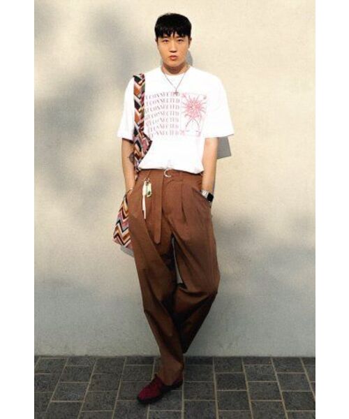 CORD(コード)の「マティックス リラックスド ベルト付きパンツ_BRICK BROWN(スラックス・メンズ・その他・MEDIUM/LARGE)」の6枚目の写真
