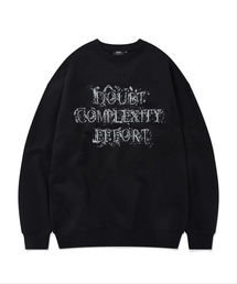 DISTRESSED DOUBT CREWNECK (BLACK)