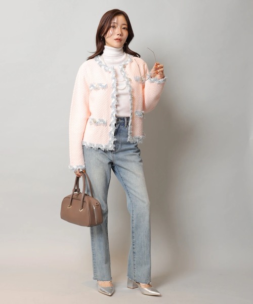 MIXブレードニットジャケット（ニット/セーター）｜Apuweiser-riche