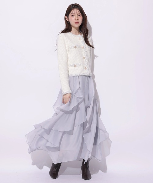 MIXブレードニットジャケット（ニット/セーター）｜Apuweiser-riche