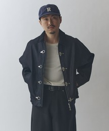 Lui's | リジットデニムボンバーブルゾン(ブルゾン)