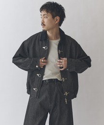Lui's | リジットデニムボンバーブルゾン(ブルゾン)