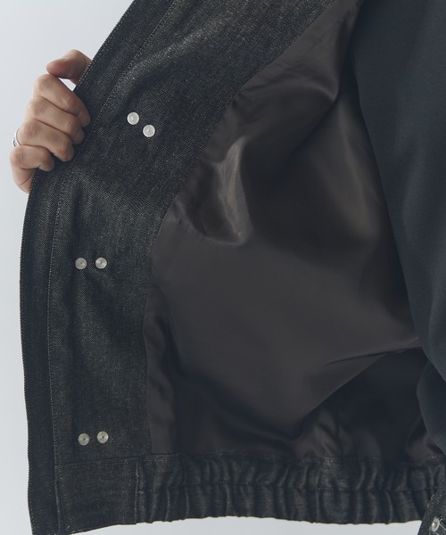 Lui's（ルイス）の「リジットデニムボンバーブルゾン（ブルゾン・メンズ・インディゴブルー/ブラック・S/M）」の9枚目の写真