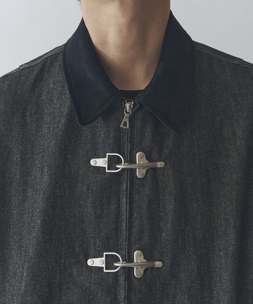 Lui's（ルイス）の「リジットデニムボンバーブルゾン（ブルゾン・メンズ・インディゴブルー/ブラック・S/M）」の7枚目の写真