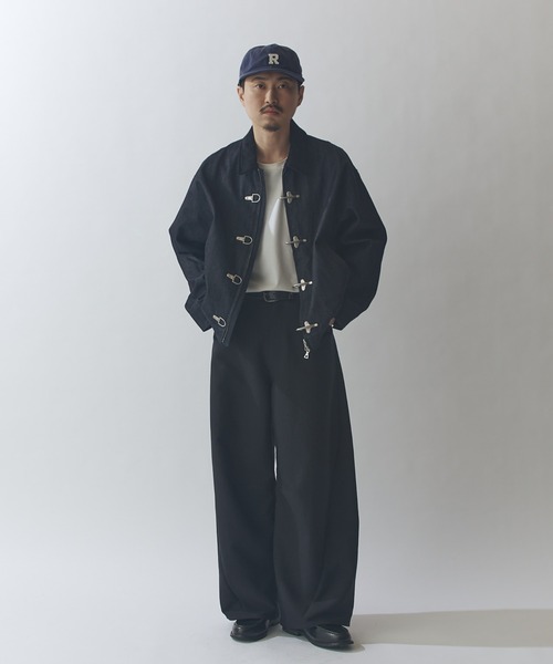 Lui's（ルイス）の「リジットデニムボンバーブルゾン（ブルゾン・メンズ・インディゴブルー/ブラック・S/M）」の12枚目の写真