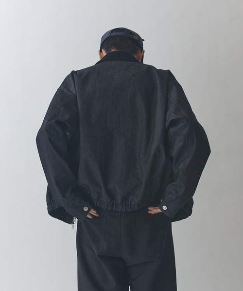 Lui's（ルイス）の「リジットデニムボンバーブルゾン（ブルゾン・メンズ・インディゴブルー/ブラック・S/M）」の11枚目の写真