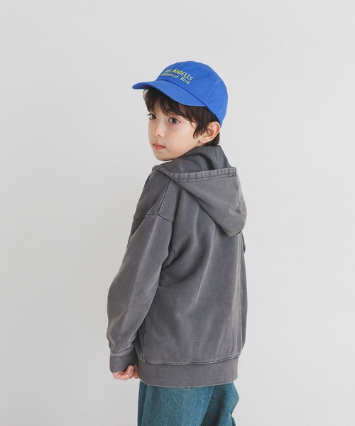 BAYFLOW（ベイフロー）の「[USED感が魅力♪]SNOWフルジップパーカー(KIDS)（パーカー・キッズ・ピンク/ブルー/チャコール・150cm/110cm/130cm）」の8枚目の写真