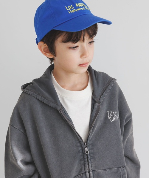 BAYFLOW（ベイフロー）の「[USED感が魅力♪]SNOWフルジップパーカー(KIDS)（パーカー・キッズ・ピンク/ブルー/チャコール・150cm/110cm/130cm）」の9枚目の写真