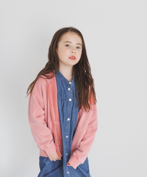 BAYFLOW（ベイフロー）の「[USED感が魅力♪]SNOWフルジップパーカー(KIDS)（パーカー・キッズ・ピンク/ブルー/チャコール・150cm/110cm/130cm）」の12枚目の写真