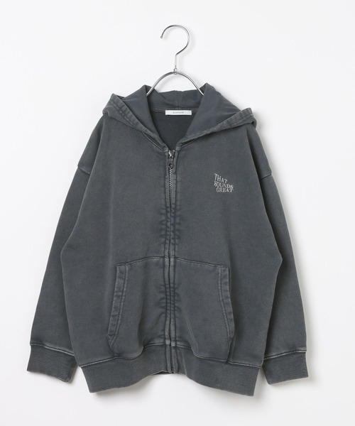 BAYFLOW（ベイフロー）の「[USED感が魅力♪]SNOWフルジップパーカー(KIDS)（パーカー・キッズ・ピンク/ブルー/チャコール・150cm/110cm/130cm）」の17枚目の写真