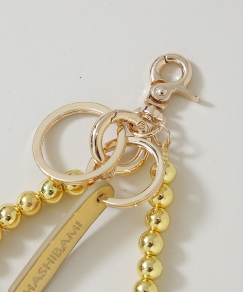 HASHIBAMI（ハシバミ）の「HASHIBAMI/ヘマタイト 丸玉 スマホハンドストラップ（スマホグッズ・レディース・シルバー/ゴールド・FREE）」の5枚目の写真