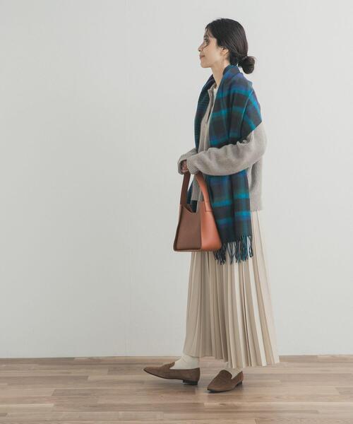 URBAN RESEARCH DOORS（アーバンリサーチドアーズ）の「ツイルプリーツスカート（スカート・レディース・ベージュ/ブラック/アイボリー・FREE）」の9枚目の写真