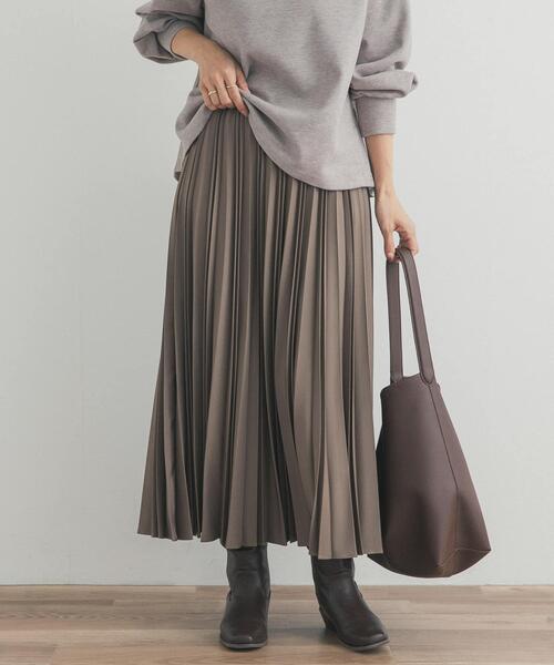 URBAN RESEARCH DOORS（アーバンリサーチドアーズ）の「ツイルプリーツスカート（スカート・レディース・ベージュ/ブラック/アイボリー・FREE）」の13枚目の写真