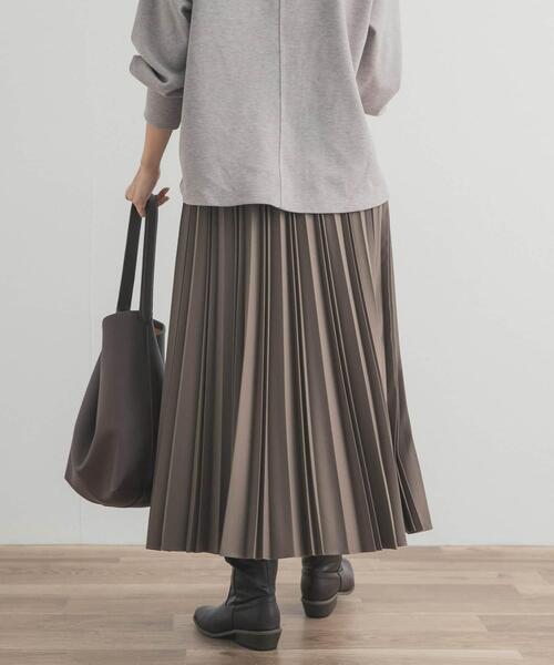 URBAN RESEARCH DOORS（アーバンリサーチドアーズ）の「ツイルプリーツスカート（スカート・レディース・ベージュ/ブラック/アイボリー・FREE）」の16枚目の写真