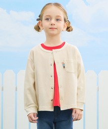 combimini（コンビミニ）の「長袖ストレッチワッフルカーディガン（カーディガン/ボレロ）」