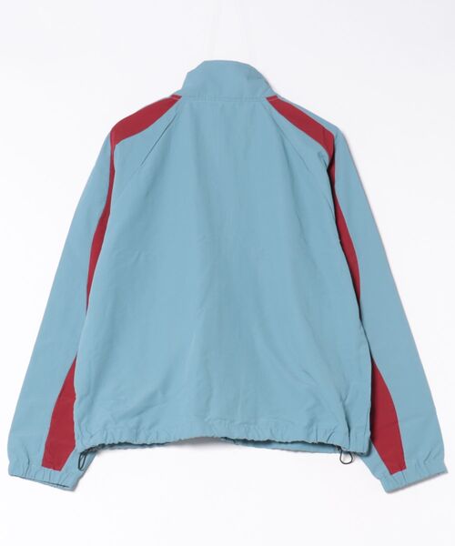 ８(eight)（エイト）の「ウェーブ切替ナイロンブルゾン（ブルゾン・メンズ・サックスブルー/ブラック/ブルー・MEDIUM/LARGE）」の4枚目の写真