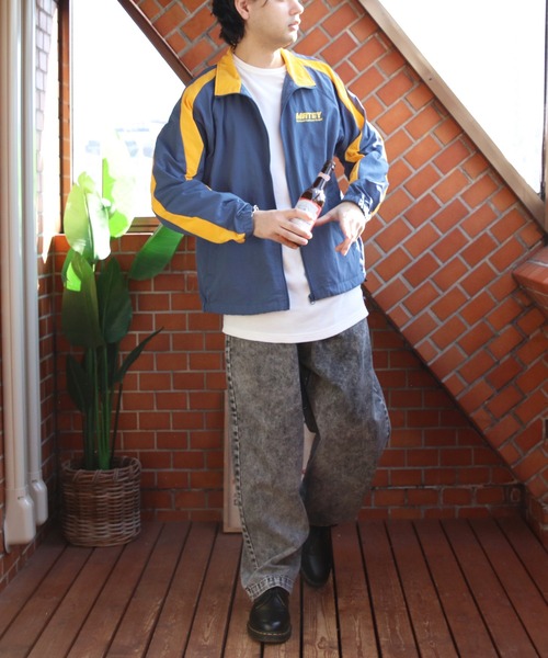 ８(eight)（エイト）の「ウェーブ切替ナイロンブルゾン（ブルゾン・メンズ・サックスブルー/ブラック/ブルー・MEDIUM/LARGE）」の15枚目の写真