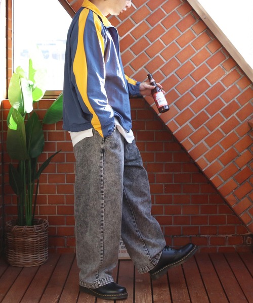 ８(eight)（エイト）の「ウェーブ切替ナイロンブルゾン（ブルゾン・メンズ・サックスブルー/ブラック/ブルー・MEDIUM/LARGE）」の16枚目の写真