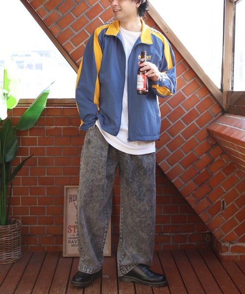 ８(eight)（エイト）の「ウェーブ切替ナイロンブルゾン（ブルゾン・メンズ・サックスブルー/ブラック/ブルー・MEDIUM/LARGE）」の17枚目の写真