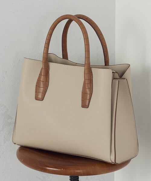 MONO COMME CA(モノコムサ)の「型押しハンドルバッグ(ハンドバッグ・レディース・ベージュ/ブラック/グレー・FREE)」の20枚目の写真