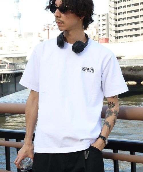 BEN DAVIS(ベンデイビス)の「【BEN DAVIS(ベンデイビス)】OLD SIGN VNTG TEE / Tシャツ クルーネック ワンポイント シンプル ユニセックス 加工(Tシャツ/カットソー・メンズ・ネイビー/ホワイト/ブラック・X-LARGE/LARGE/MEDIUM)」の10枚目の写真